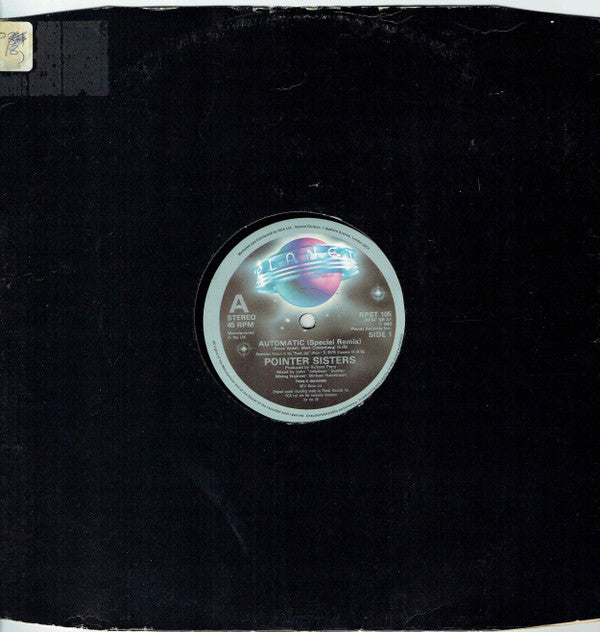Pointer Sisters : Automatic (12", Die)