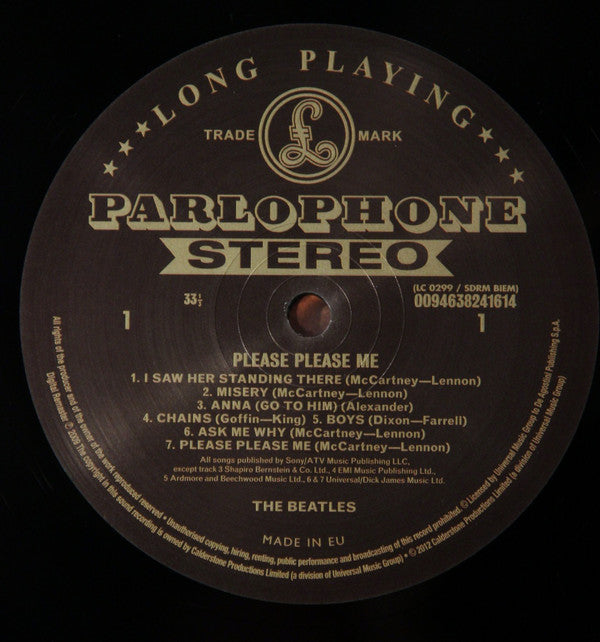 The Beatles : Please Please Me (LP, Album, RE, RM, 180)