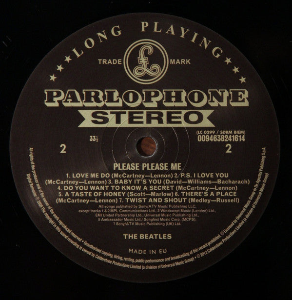 The Beatles : Please Please Me (LP, Album, RE, RM, 180)