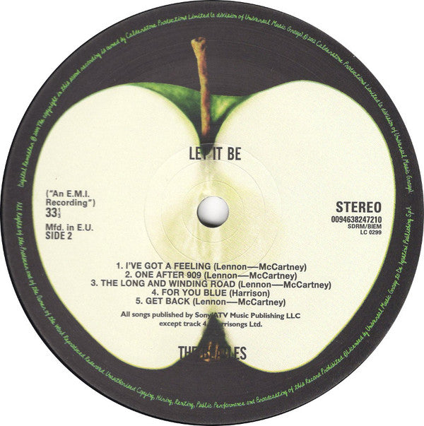 The Beatles : Let It Be (LP, Album, RE, 180)