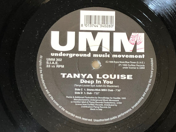 Tanya Louise : Deep In You (2x12")