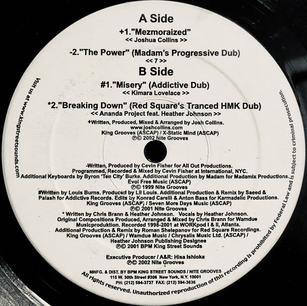 Cevin Fisher : Mix The Vibe: New York Resolution (12", EP)