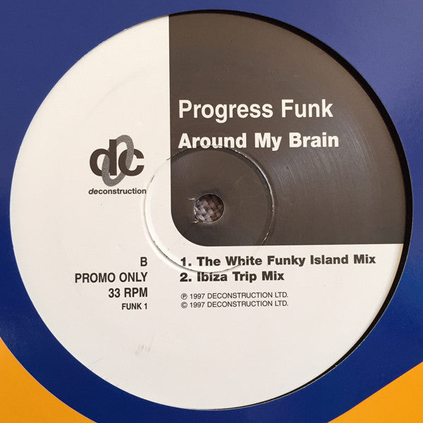 Progress Funk : Around My Brain (12", Promo)