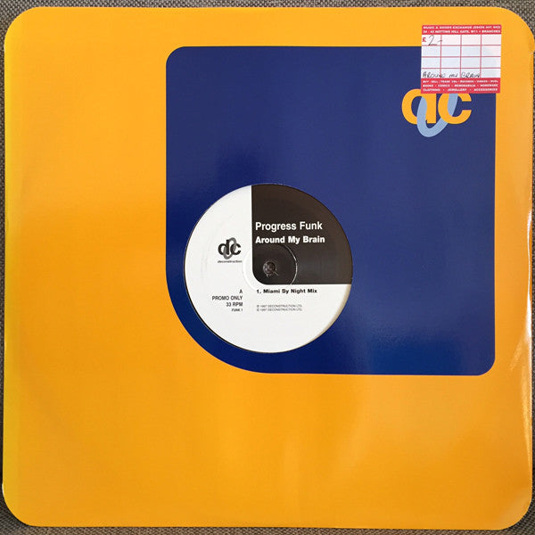 Progress Funk : Around My Brain (12", Promo)