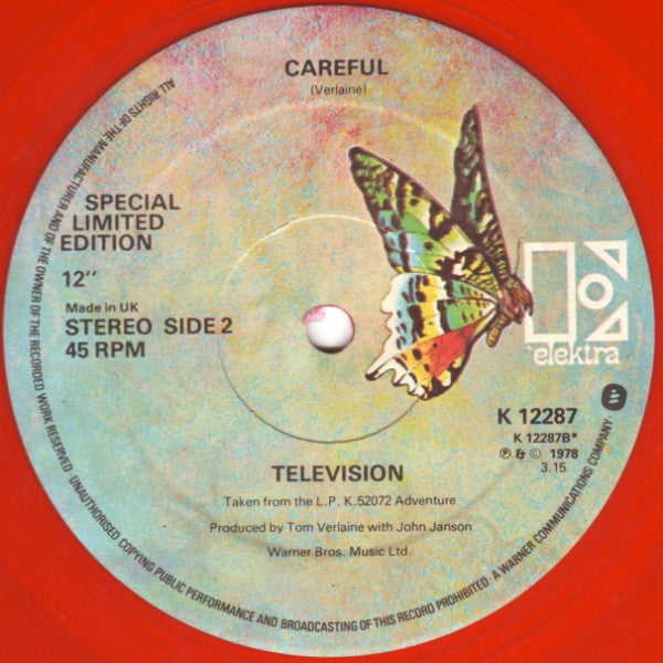 Television : Foxhole (12", Single, Ltd, Gre)