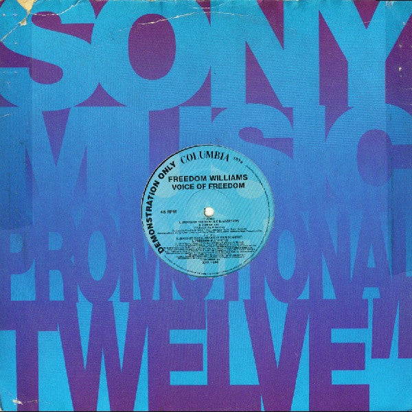 Freedom Williams : Voice Of Freedom (12", Promo)