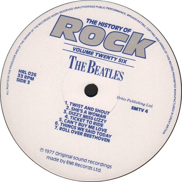 The Beatles : The History Of Rock (Volume Twenty Six) (2xLP, Comp)