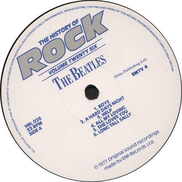 The Beatles : The History Of Rock (Volume Twenty Six) (2xLP, Comp)