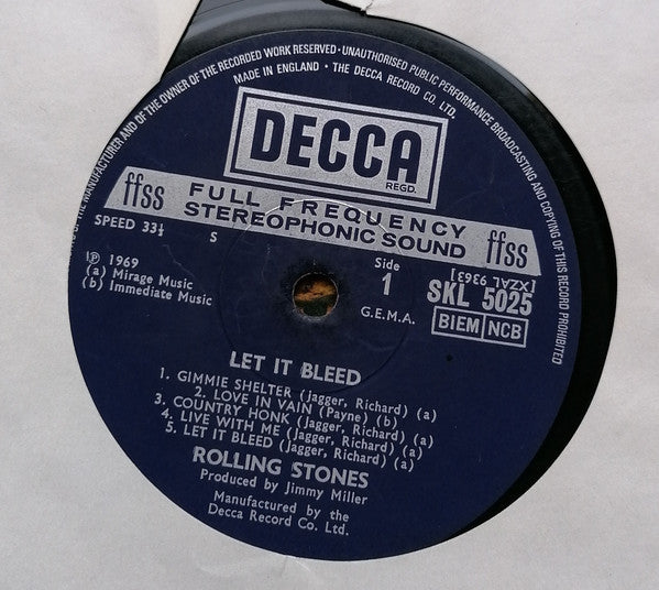 Rolling Stones* : Let It Bleed (LP, Album)