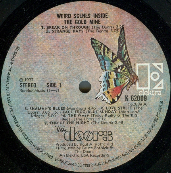 The Doors : Weird Scenes Inside The Gold Mine (2xLP, Comp, Gat)