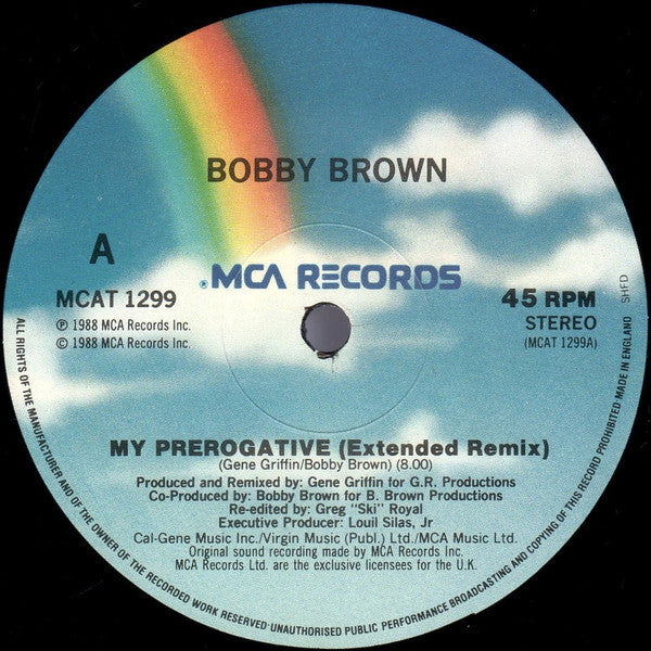 Bobby Brown : My Prerogative (Extended Remix) (12", Single)