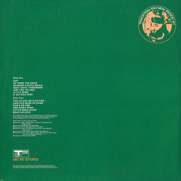 The Jimi Hendrix Experience : Axis: Bold As Love - BackTrack 11 (LP, Album, RE)