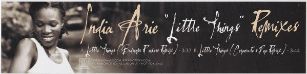 India.Arie : "Little Things" Remixes (12", Promo)
