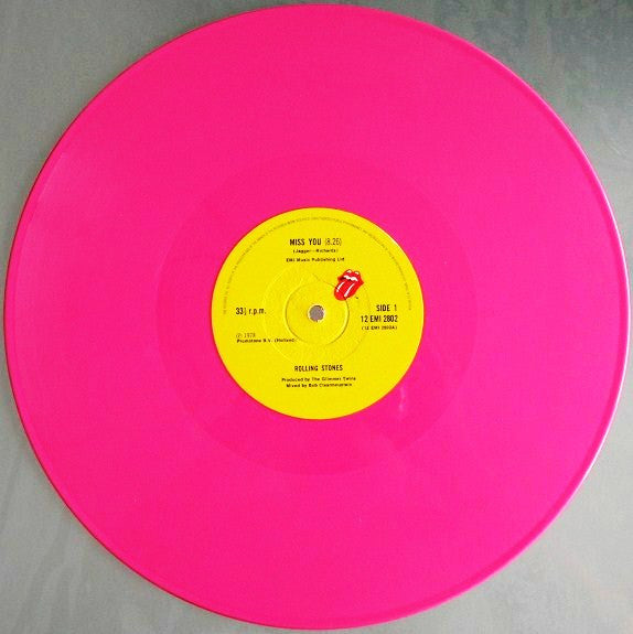 The Rolling Stones : Miss You (12", Pin)