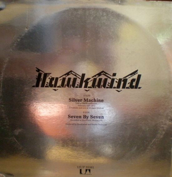 Hawkwind : Silver Machine (12", Single, Met)
