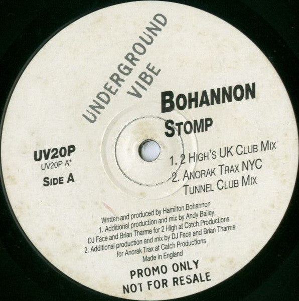 Hamilton Bohannon : Stomp (12", Promo)