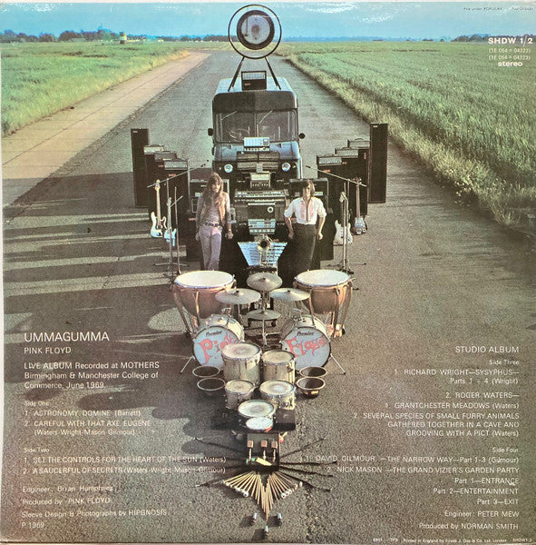 Pink Floyd : Ummagumma (2xLP, Album, RP, 2nd)