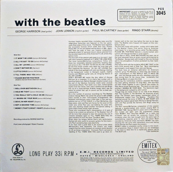 The Beatles : With The Beatles (LP, Album, RE, RM, 180)