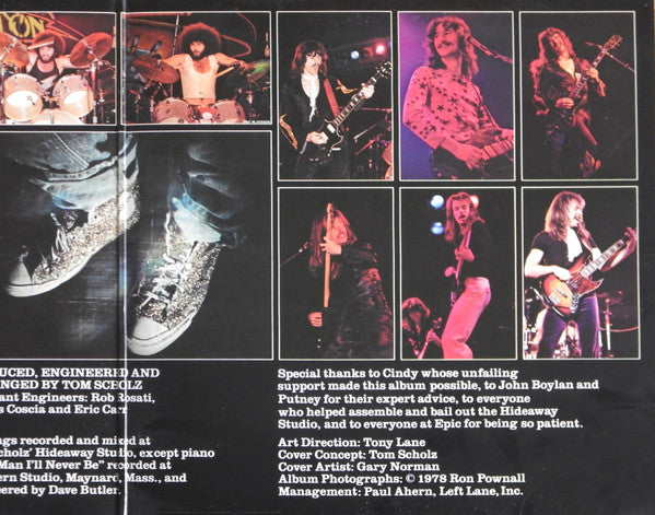 Boston : Don't Look Back (LP, Album, Gat)