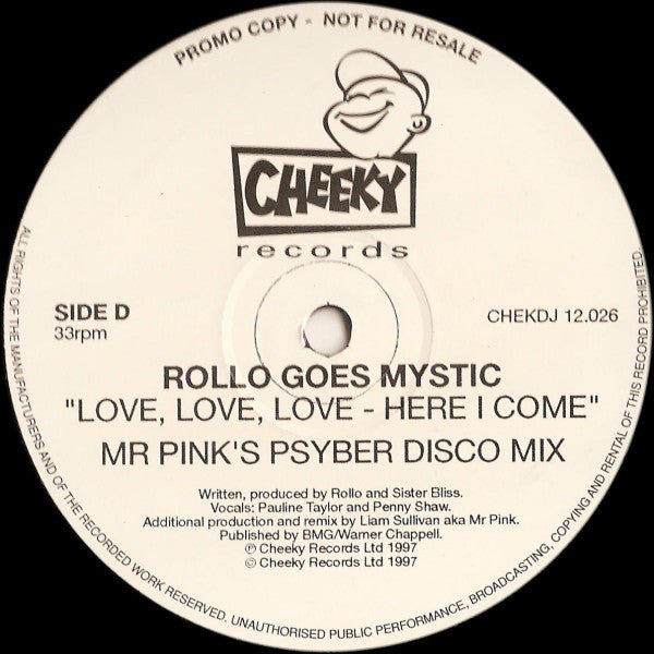 Rollo Goes Mystic : Love, Love, Love - Here I Come (2x12", Promo)