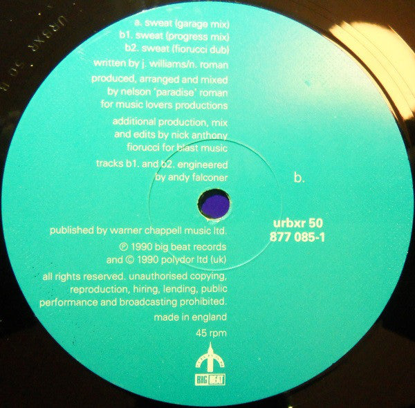 Jay Williams : Sweat (Remix) (12")