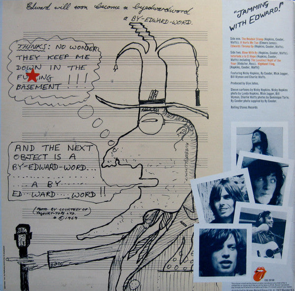 Nicky Hopkins, Ry Cooder, Mick Jagger, Bill Wyman, Charlie Watts : Jamming With Edward! (LP, Album)