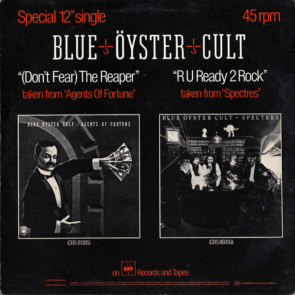 Blue Öyster Cult : (Don't Fear) The Reaper (12", Single, Ltd)