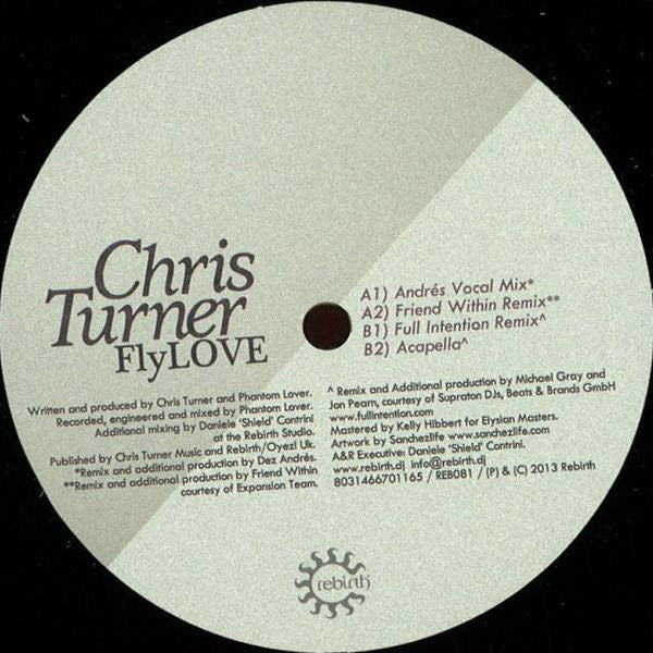Chris Turner (6) : FlyLove (12")