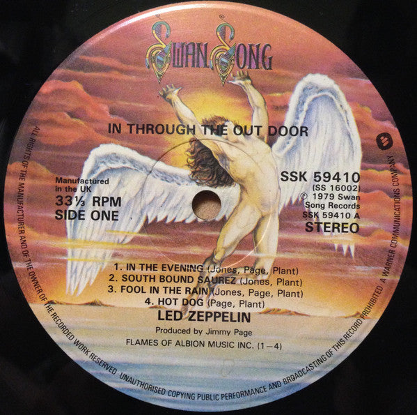 Led Zeppelin : In Through The Out Door (LP, Album, "B")