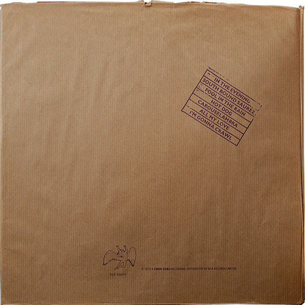 Led Zeppelin : In Through The Out Door (LP, Album, "B")