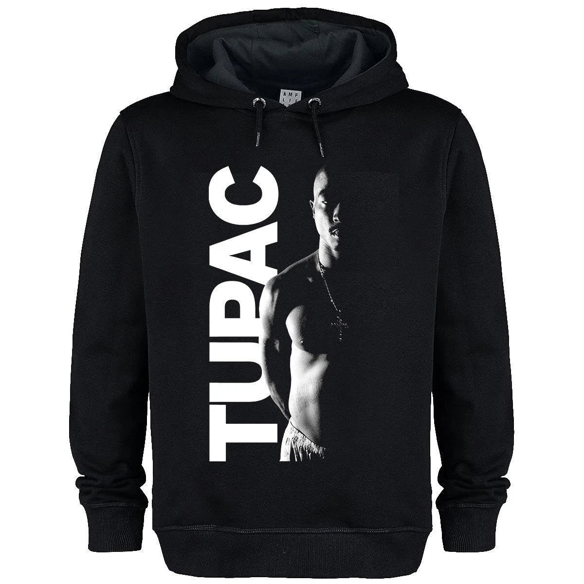 TUPAC SHAKUR - Tupac Shakur Amplified Black Large Hoodie Sweatshirt