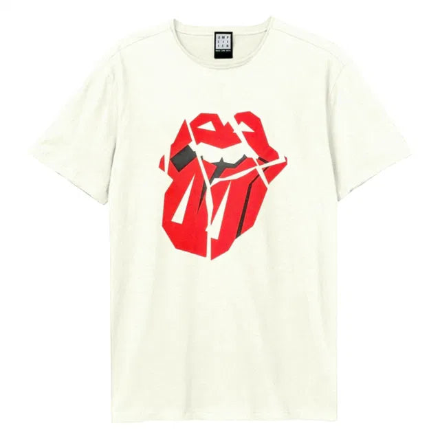 ROLLING STONES - Rolling Stones Hackney Diamonds Tongue Amplified Vintage White X Large T Shirt