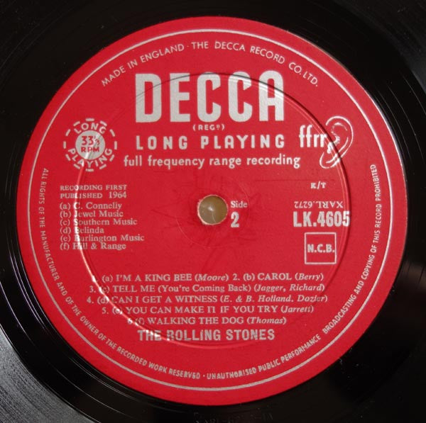 The Rolling Stones : The Rolling Stones (LP, Album, Mono, B1V)