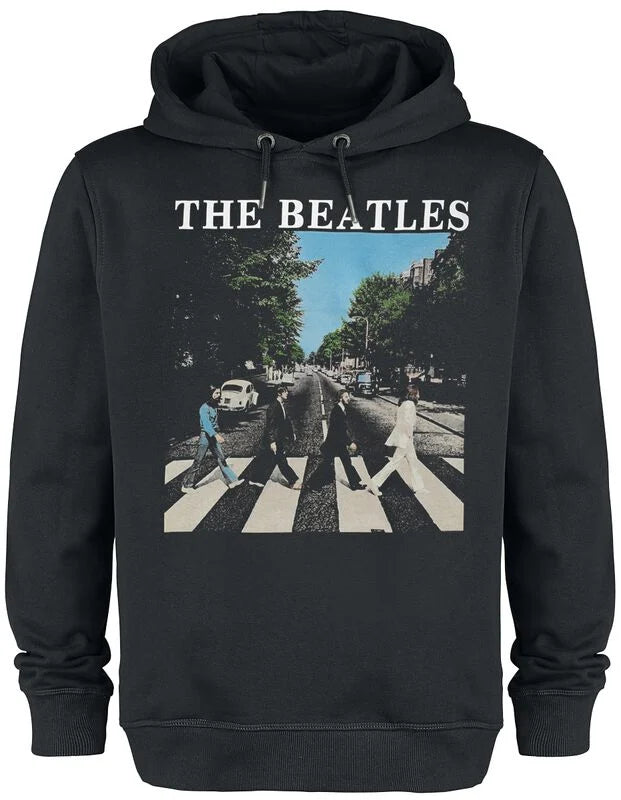 THE BEATLES -The Beatles Abbey Road Amplified Black Medium Hoodie Sweatshirt
