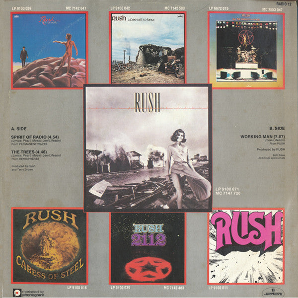 Rush : Spirit Of Radio (12", Single)