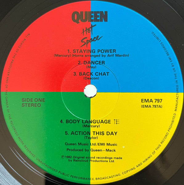 Queen : Hot Space (LP, Album)