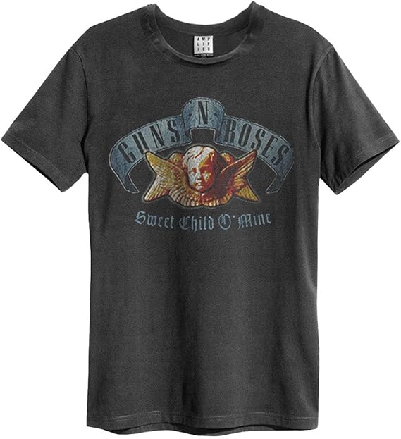 GUNS N ROSES - Guns N Roses - Sweet Child O Mine Amplified Vintage Charcoal X Large T Shirt