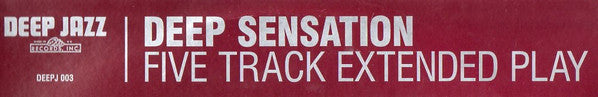 Deep Sensation : Five Track Extended Play (12", EP)