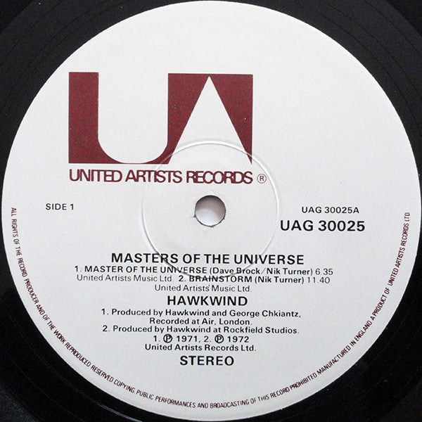 Hawkwind : Masters Of The Universe (LP, Comp)