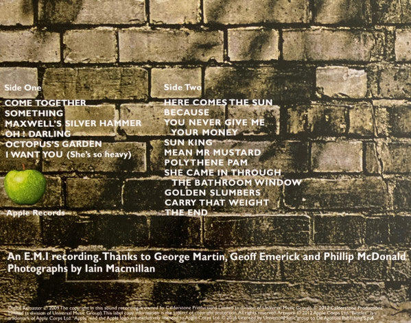 The Beatles : Abbey Road (LP, Album, RE, RM)