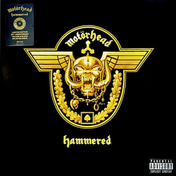 Motorhead - Hammered (20Th Anniversary Edition) (Gold/Black Splatter Vinyl)