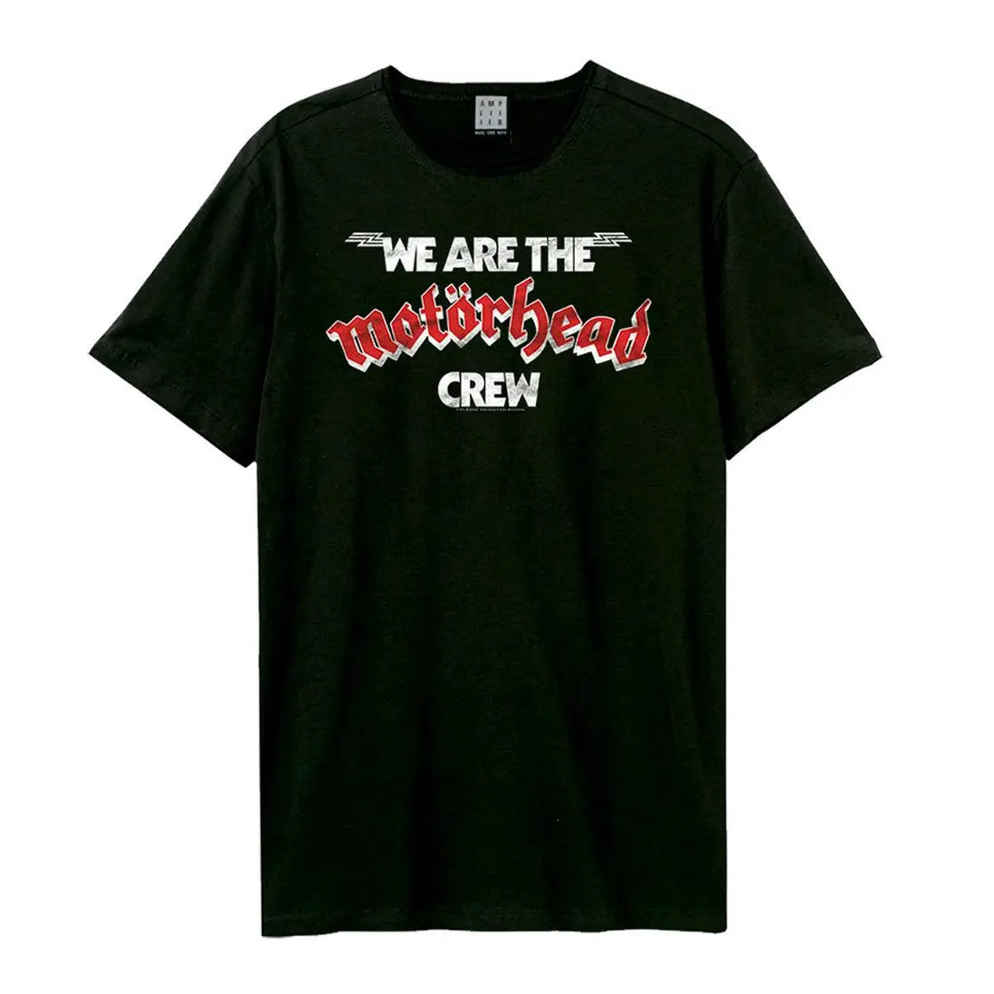 MOTORHEAD - Motorhead - Crew Amplified Large Vintage Black T Shirt