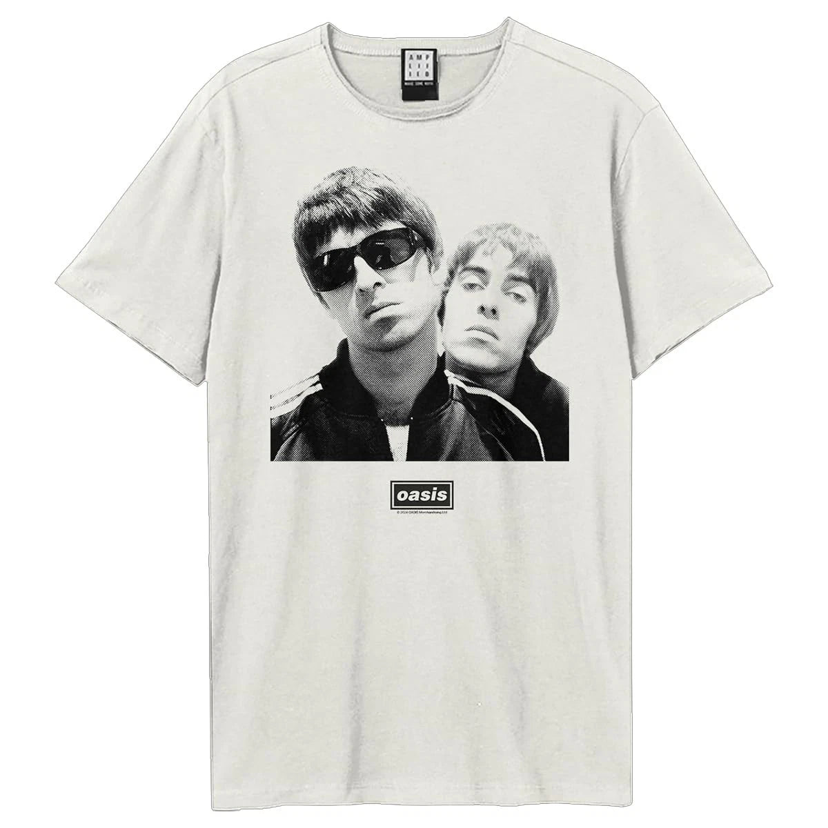 OASIS - Oasis Boxed Amplified Vintage White X Large T Shirt