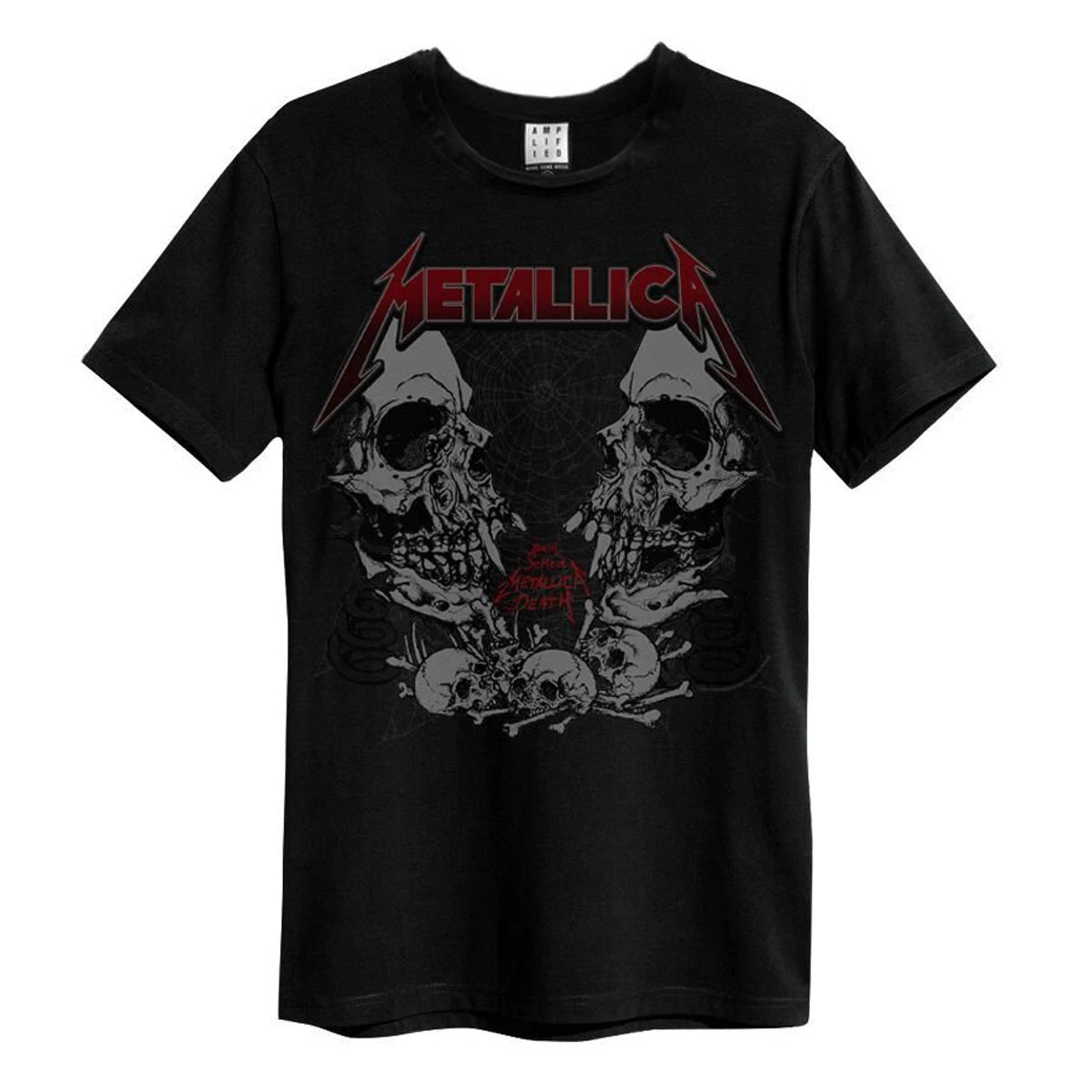 METALLICA - Metallica - Birth School Amplified Vintage Black Medium T-Shirt