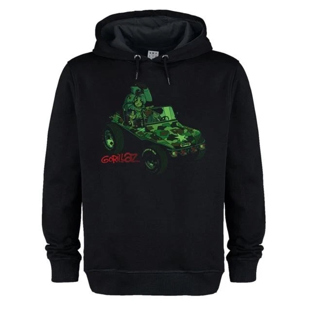 GORILLAZ - Gorillaz Geep Amplified Black X-Large Hoodie Sweatshirt