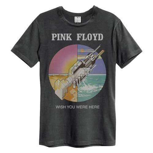 PINK FLOYD - Pink Floyd Wish You Were Here Amplified Vintage Charcoal X Large T Shirt
