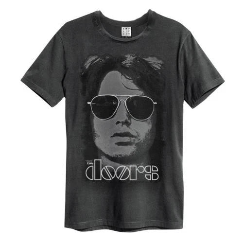 THE DOORS - Doors - Mr Mojo Risin Amplified Vintage Charcoal Large T Shirt