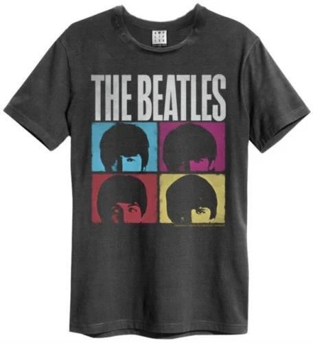 THE BEATLES - The Beatles Hard Days Night Amplified Vintage Charcoal X Large T Shirt