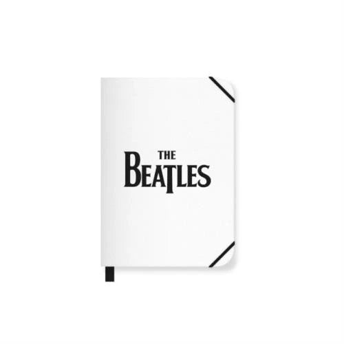 THE BEATLES - A6 Notebook (Softcover) - The Beatles (Logo) White