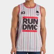 RUN DMC - Run Dmc Tricky White Basketball Jersey X Large